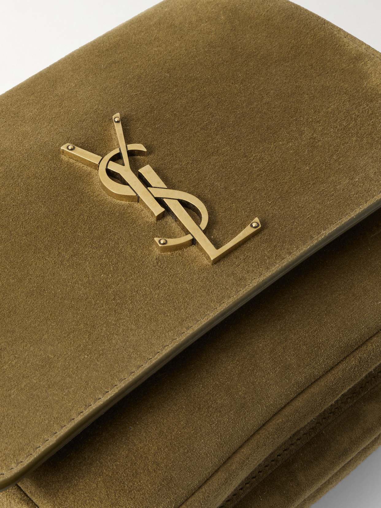 Saint Laurent Niki Suede Shoulder Bag