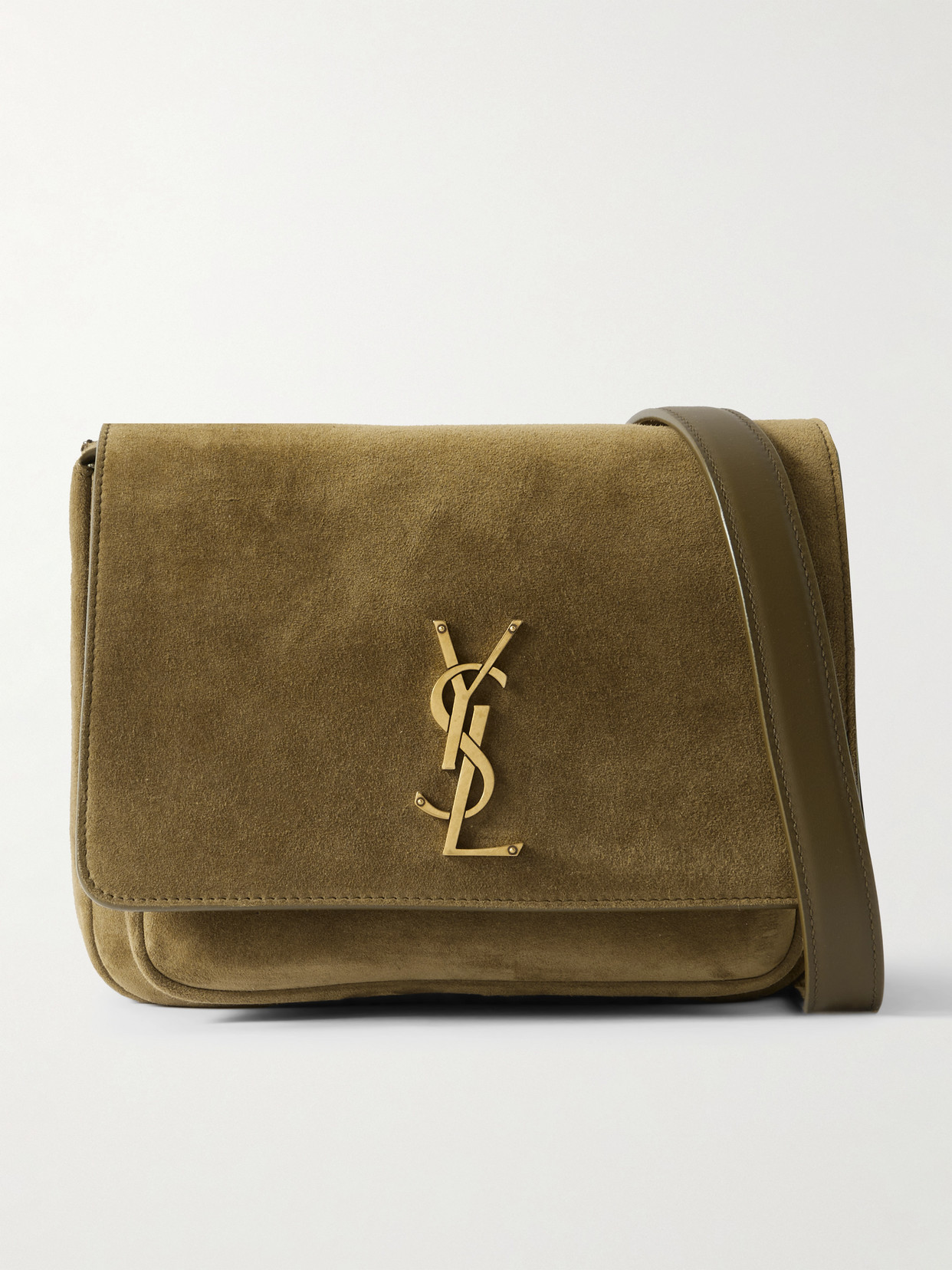 Saint Laurent Niki Suede Shoulder Bag