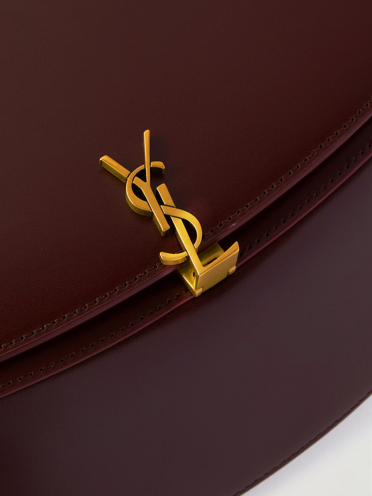 Saint Laurent Voltaire Top Handle Mini Leather Tote In Brown