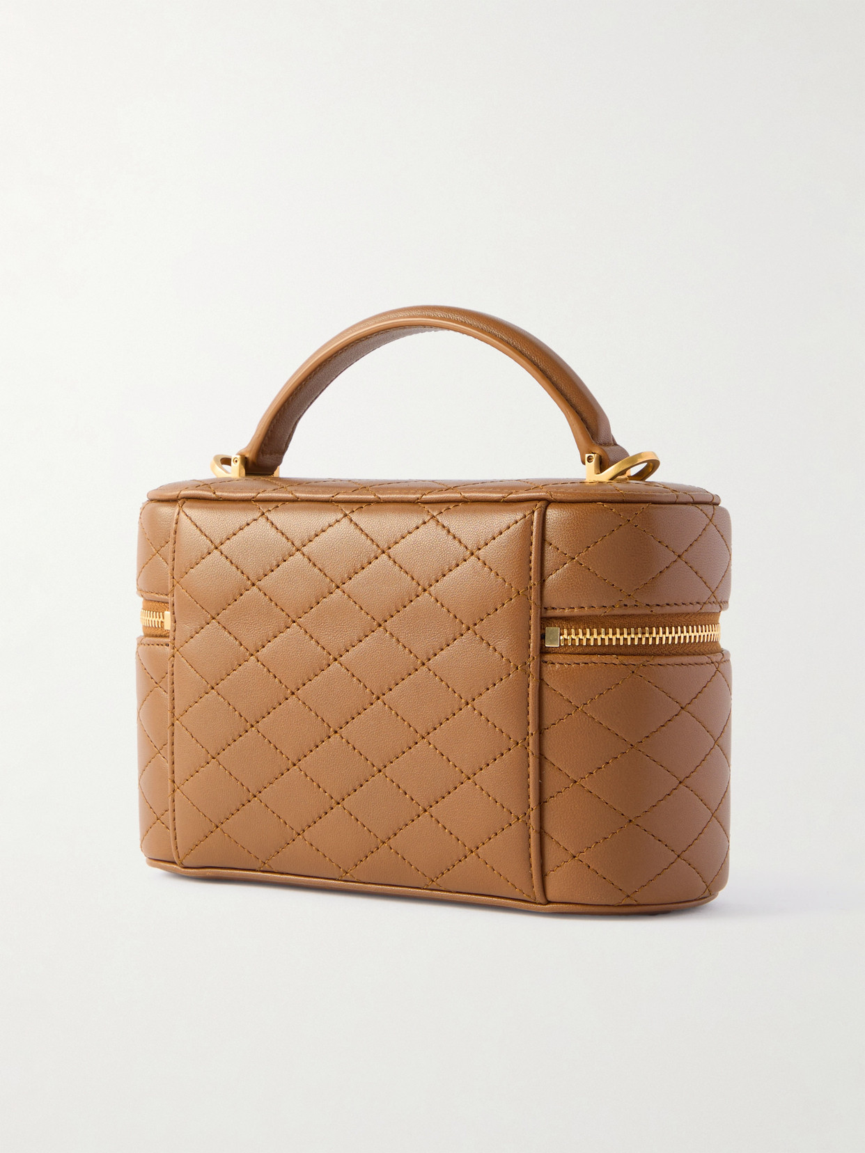 Saint Laurent Gaby Vanity Mini Quilted Leather Shoulder Bag