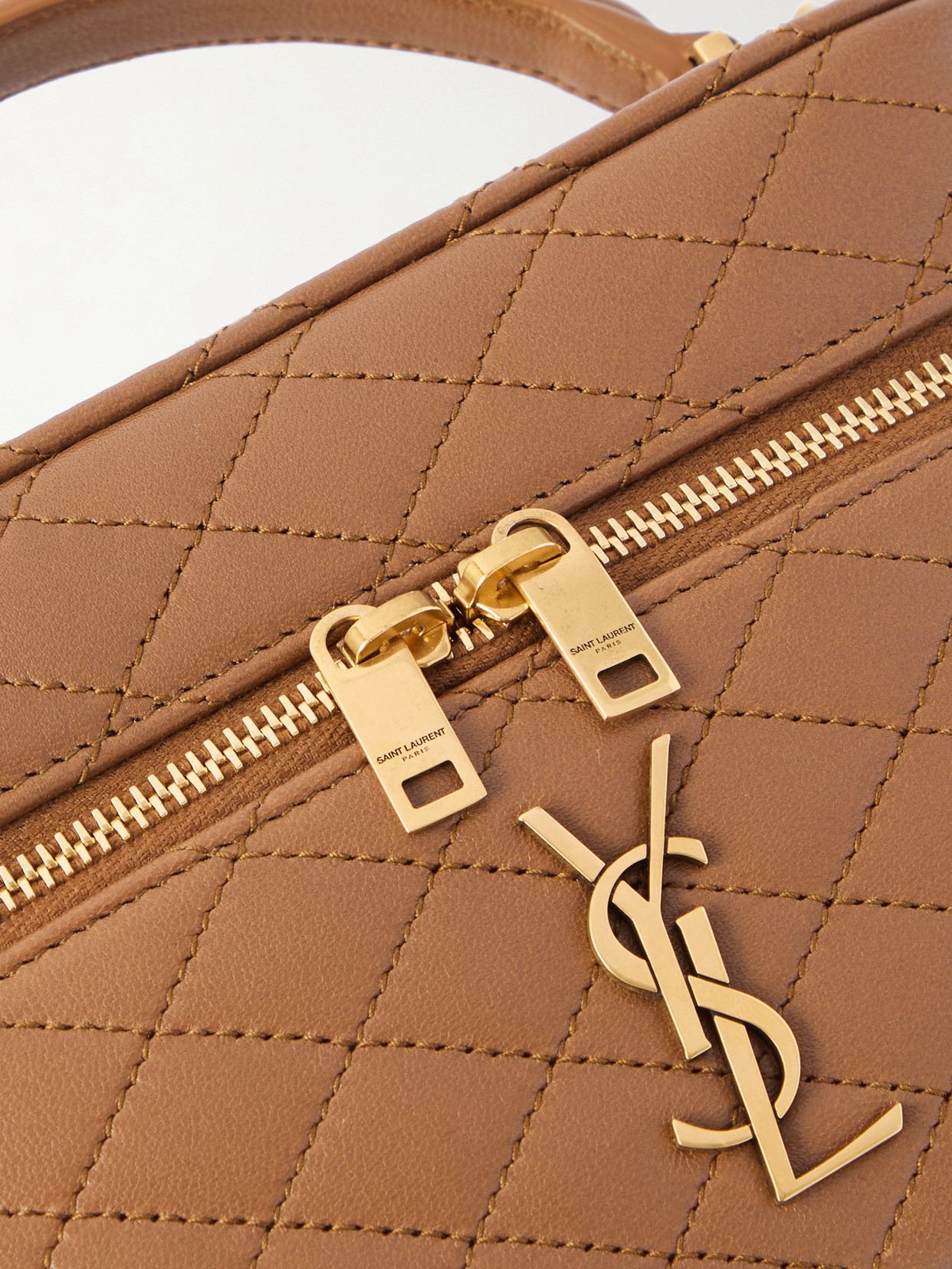 Saint Laurent Gaby Vanity Mini Quilted Leather Shoulder Bag