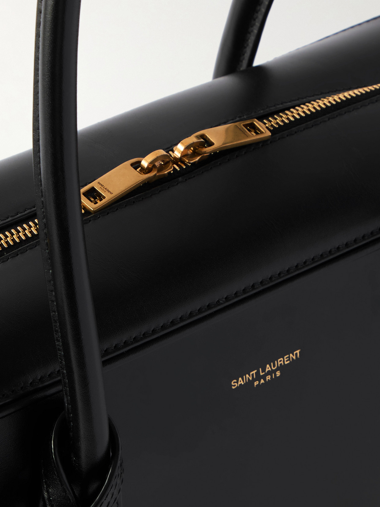 Saint Laurent Sac De Jour Leather Tote In Black