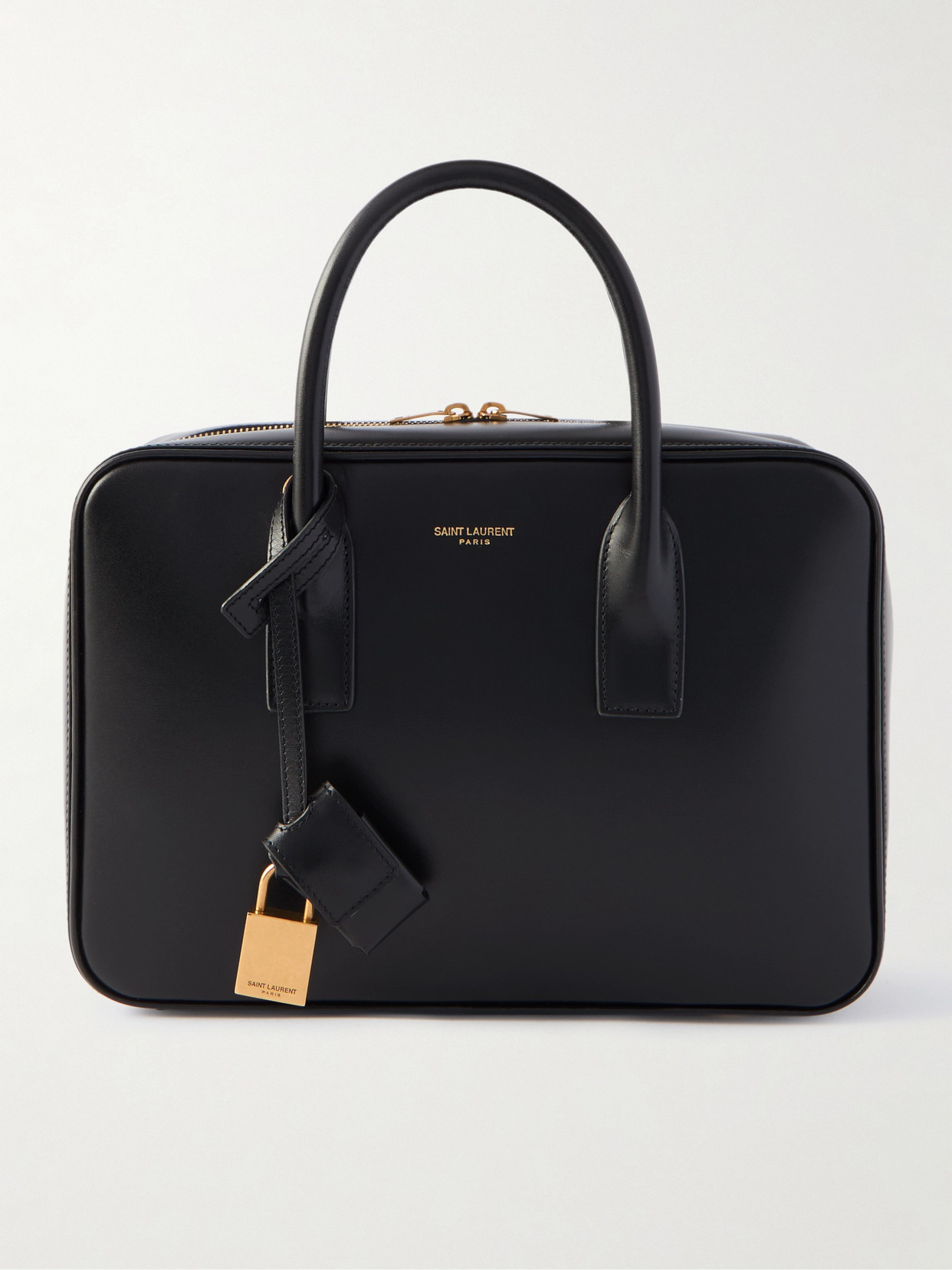 Saint Laurent Sac De Jour Leather Shoulder Bag In Black