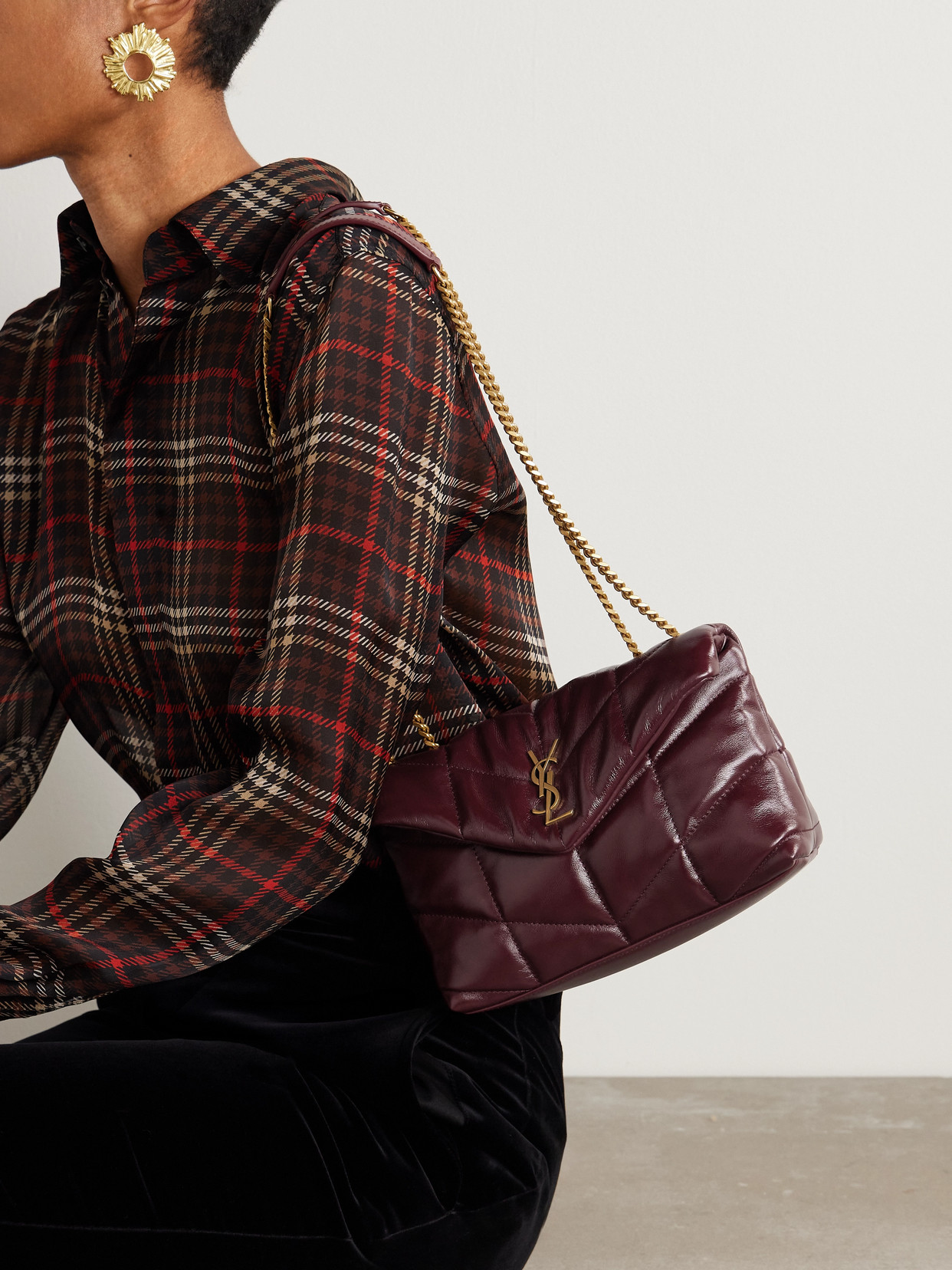 Saint Laurent Loulou Puffer Toy Shoulder Bag