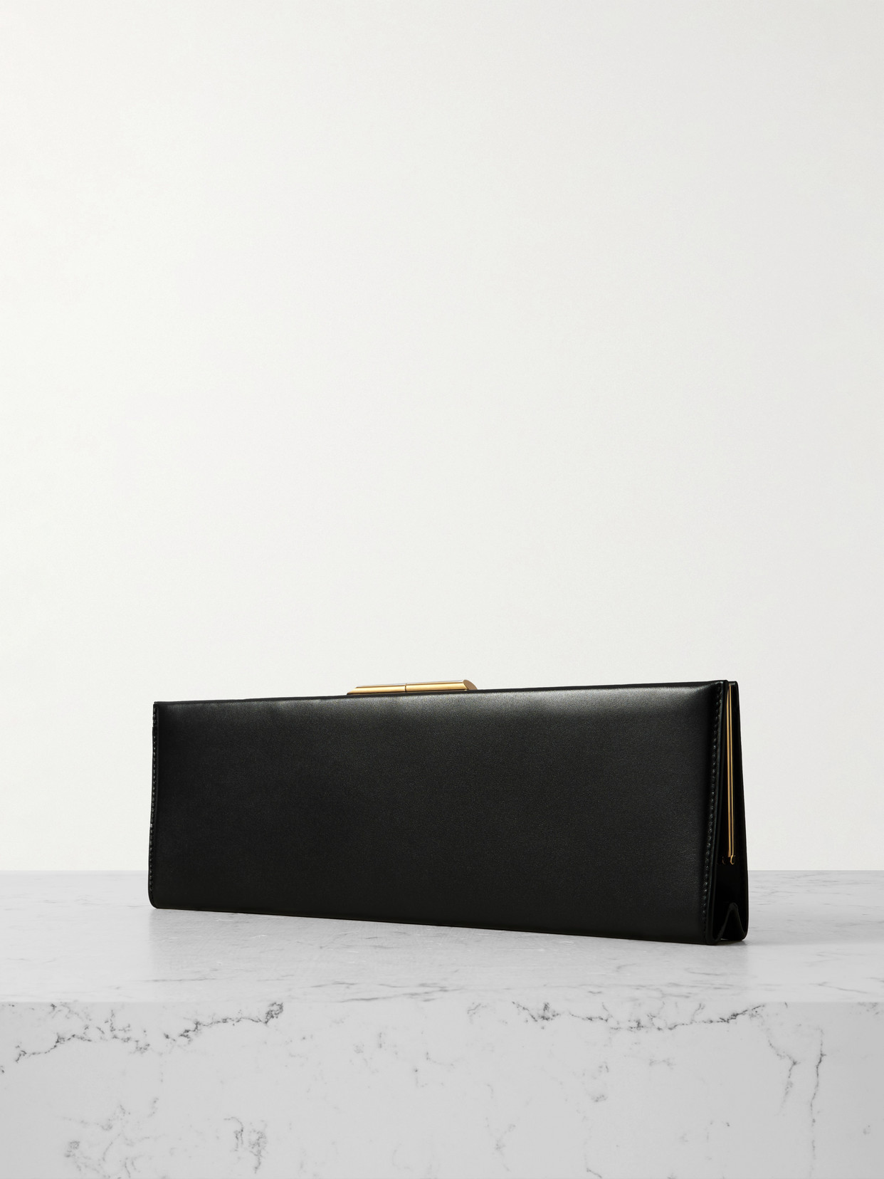 Saint Laurent Midnight Leather Clutch