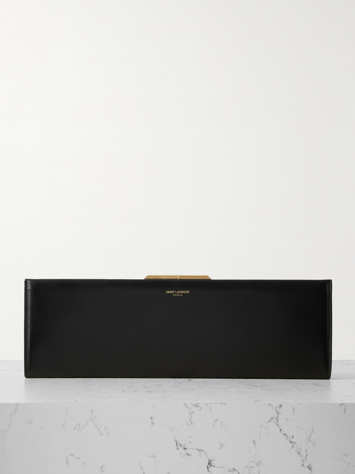 Saint Laurent Midnight Leather Clutch