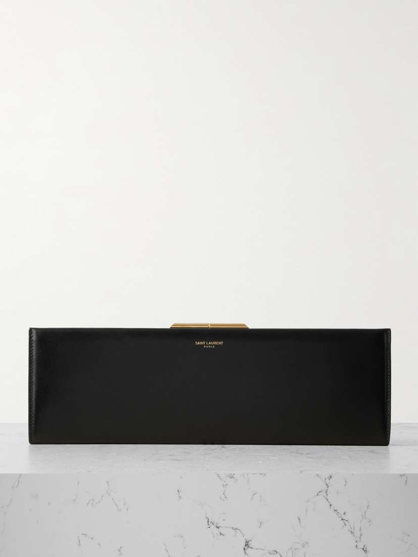 Saint Laurent Midnight Leather Clutch