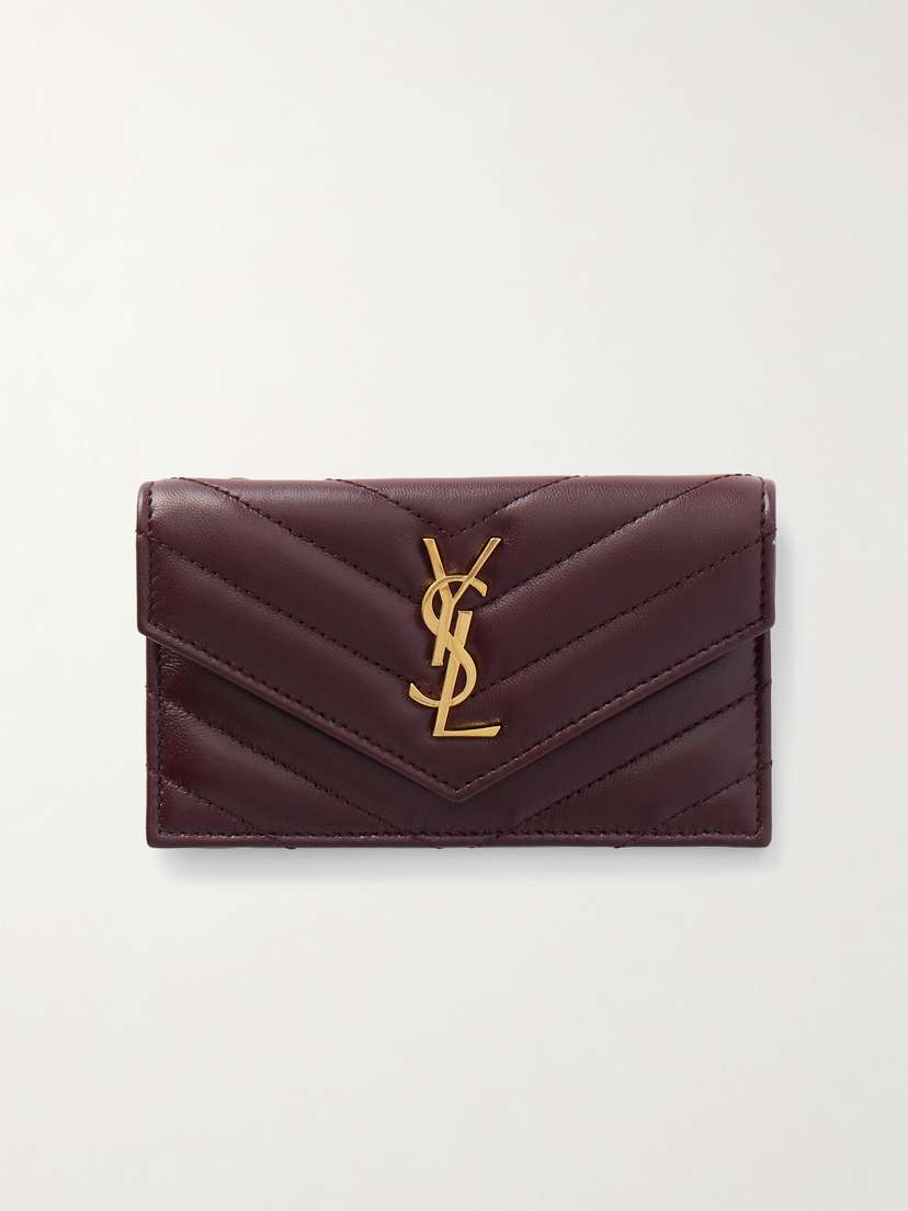 Saint Laurent Cassandre Matelassé Leather Wallet