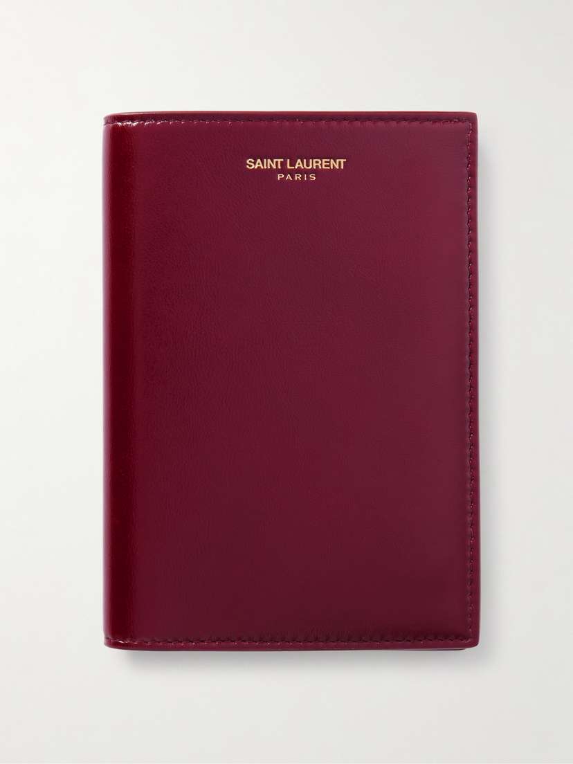 Saint Laurent Leather Passport Holder