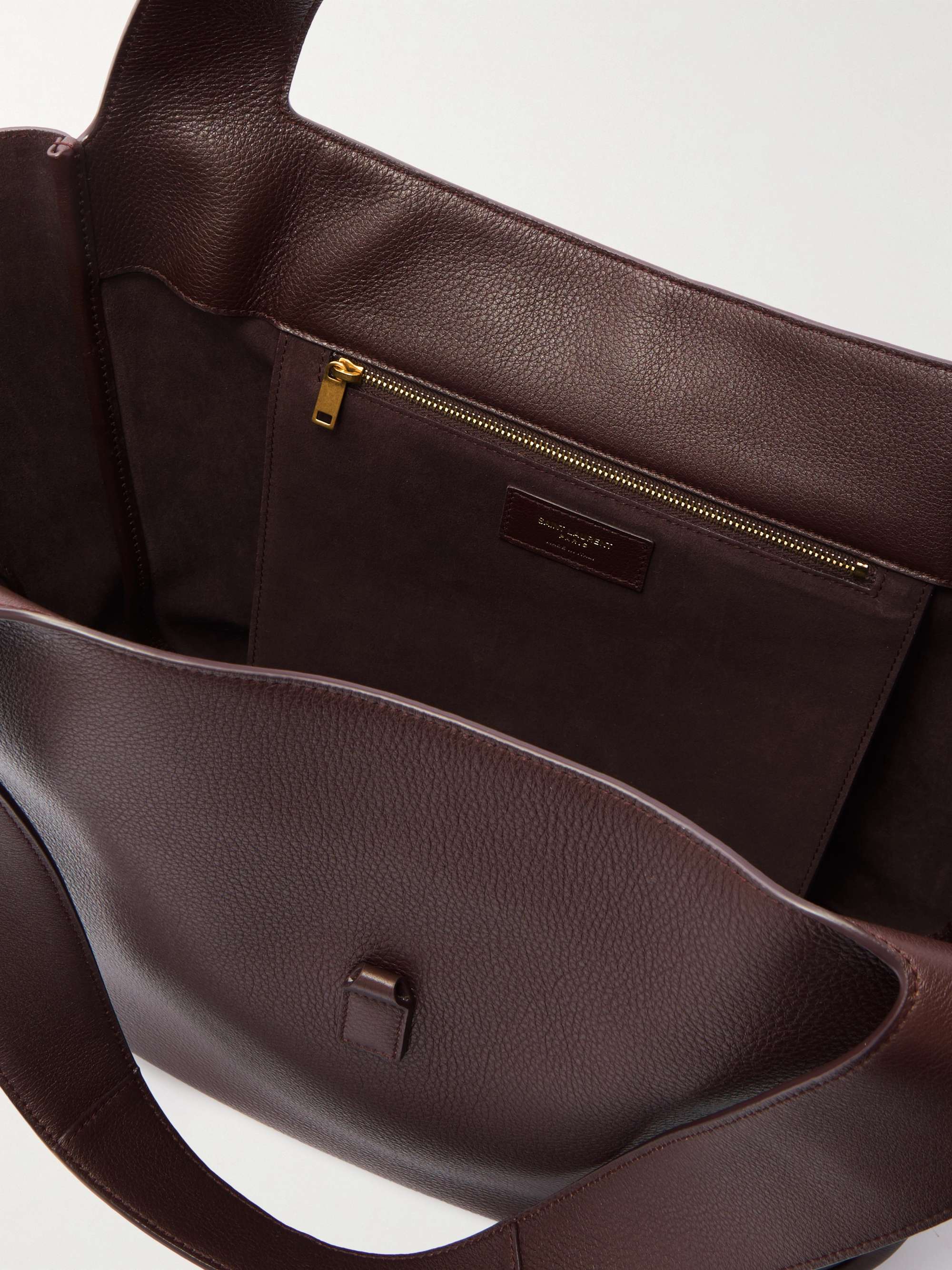 Le 5 à 7 Bea leather tote - burgundy - One Size