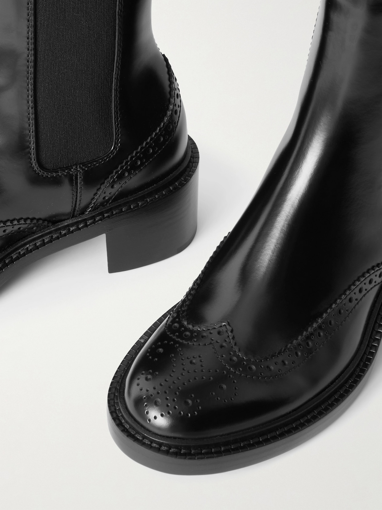 Saint Laurent Vincent Smooth Leather Chelsea Boots Shoes In Black
