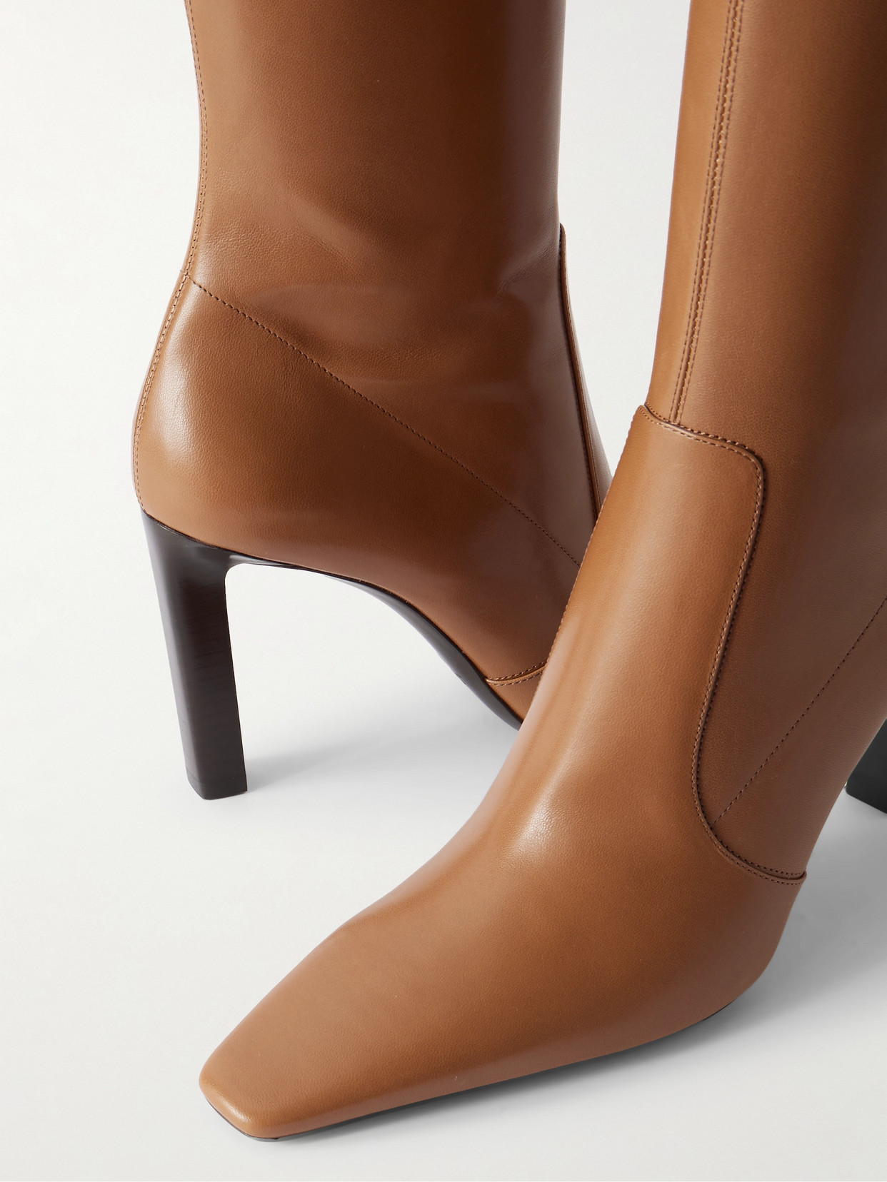 Francoise Leather Knee Boots