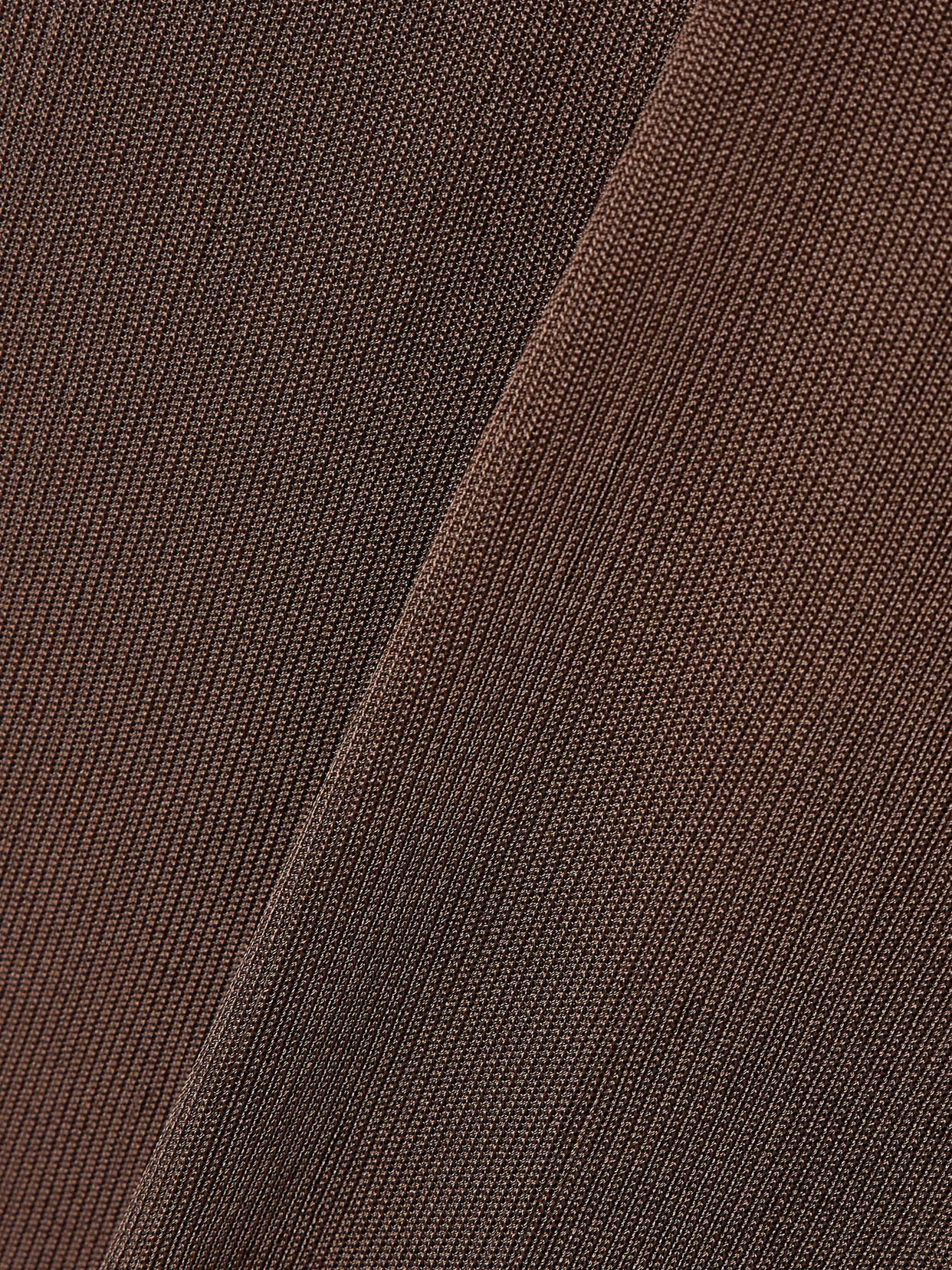 Saint Laurent Sleeveless Scoop Neck Ribbed Maxi Dress In Brown