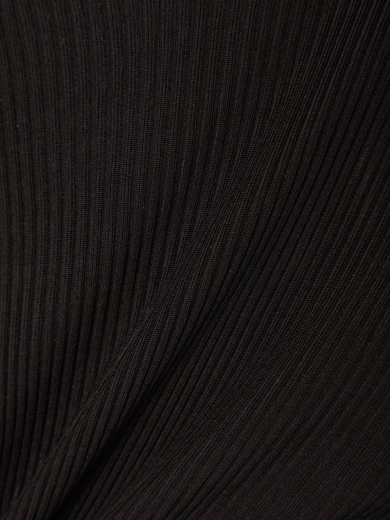 Saint Laurent Cropped Lace-trimmed Ribbed Silk Top In Brown