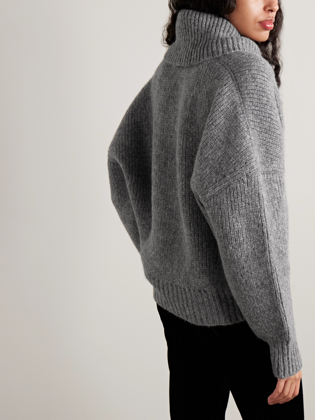 Saint Laurent Alpaca-blend Turtleneck Sweater