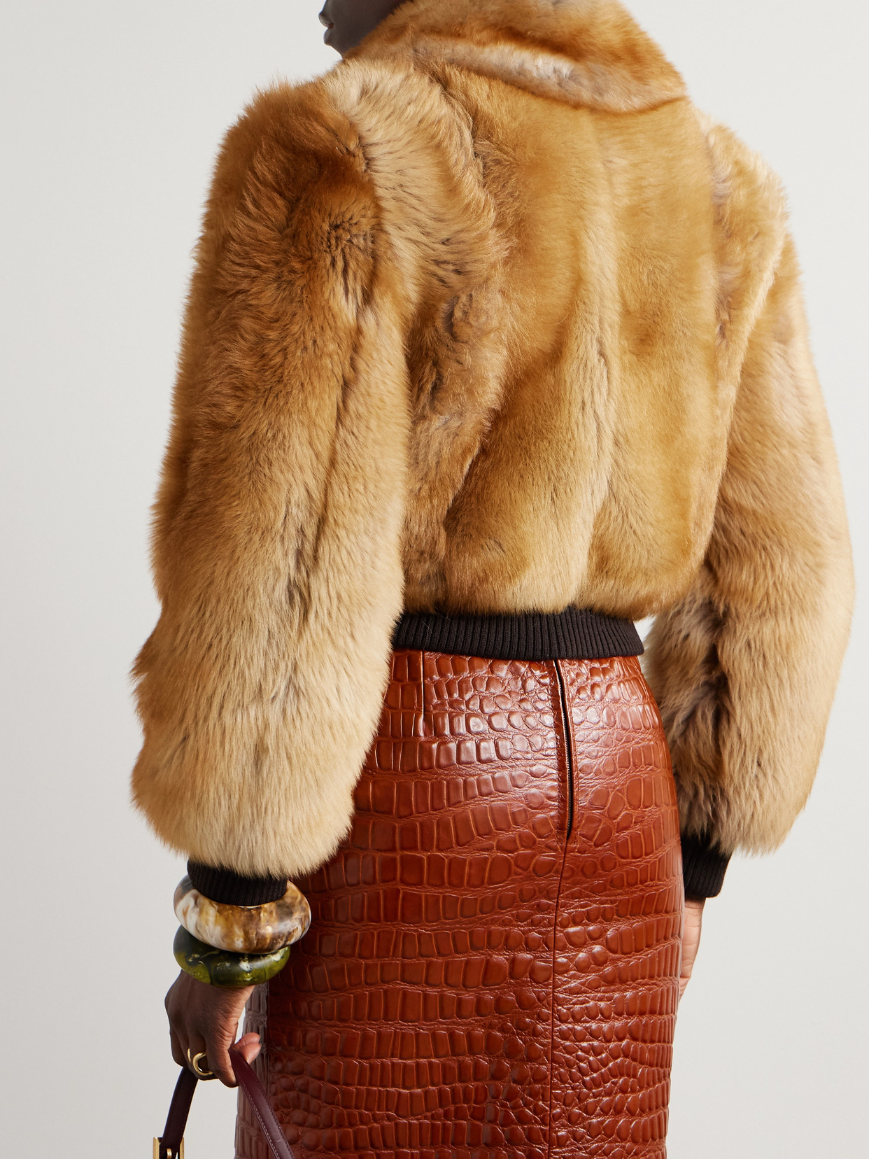 Shearling Bomber Jacket