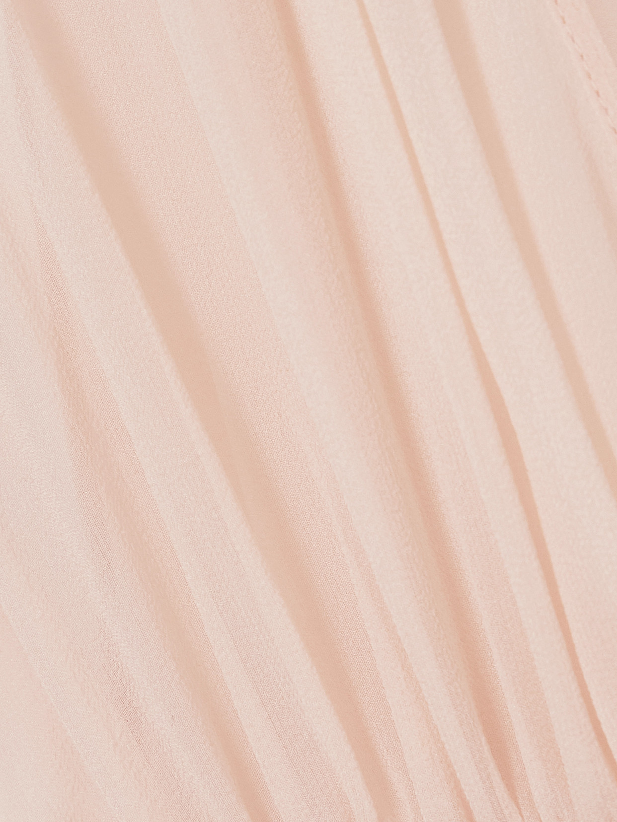 Saint Laurent Pleated Silk-chiffon Maxi Dress In Pink