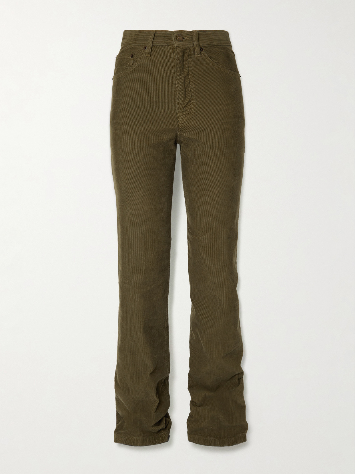 Saint Laurent Clyde Cotton-corduroy Slim-leg Pants