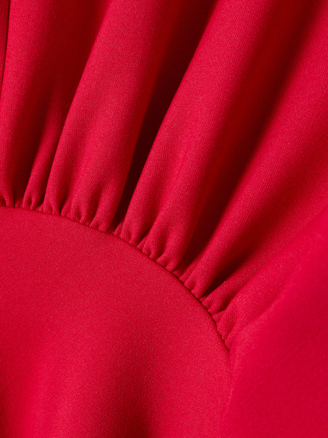 Themis Z Sirin Crepe Maxi Dress In Red