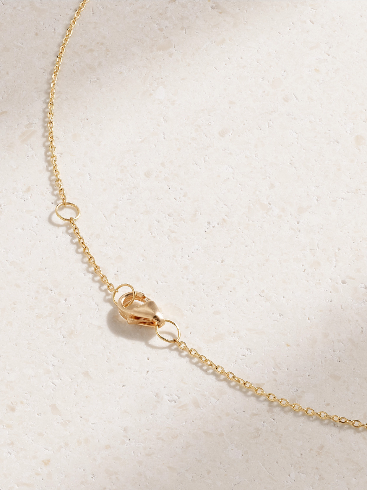 L'atelier Nawbar Five Star Seed 18-karat Gold Diamond Necklace In Gold