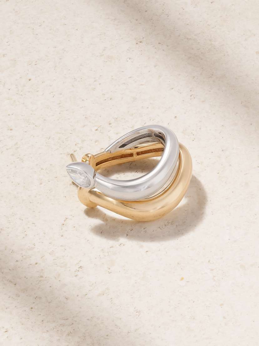 L’Atelier Nawbar 18-karat Gold Diamond Single Earring