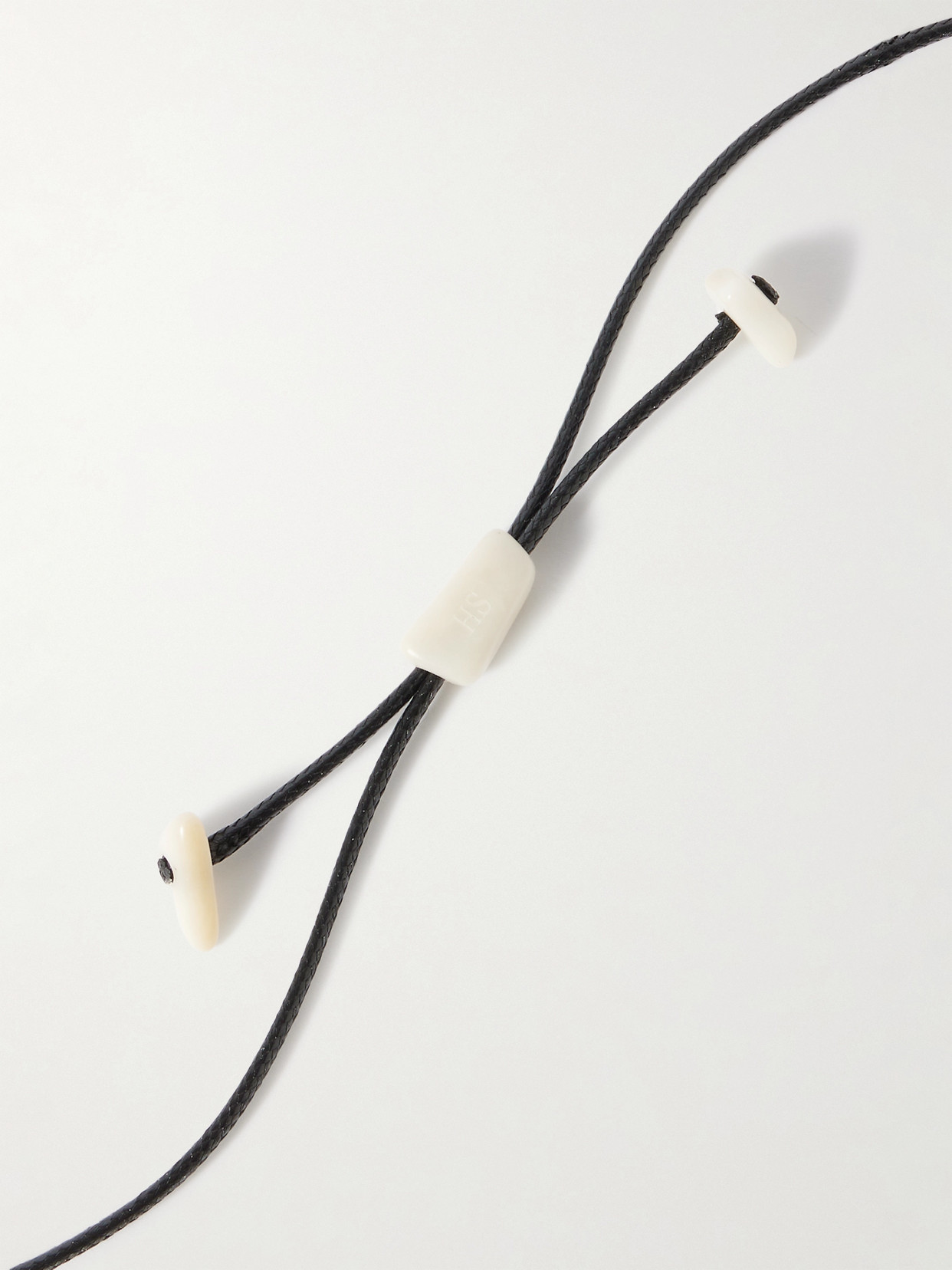 Hunting Season The Statement Tagua And Leather Necklace In White