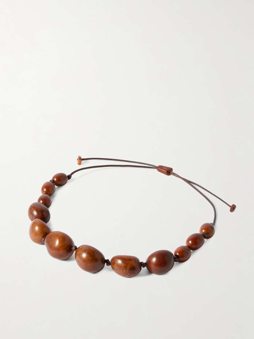 Hunting Season The Statement Tagua And Leather Necklace