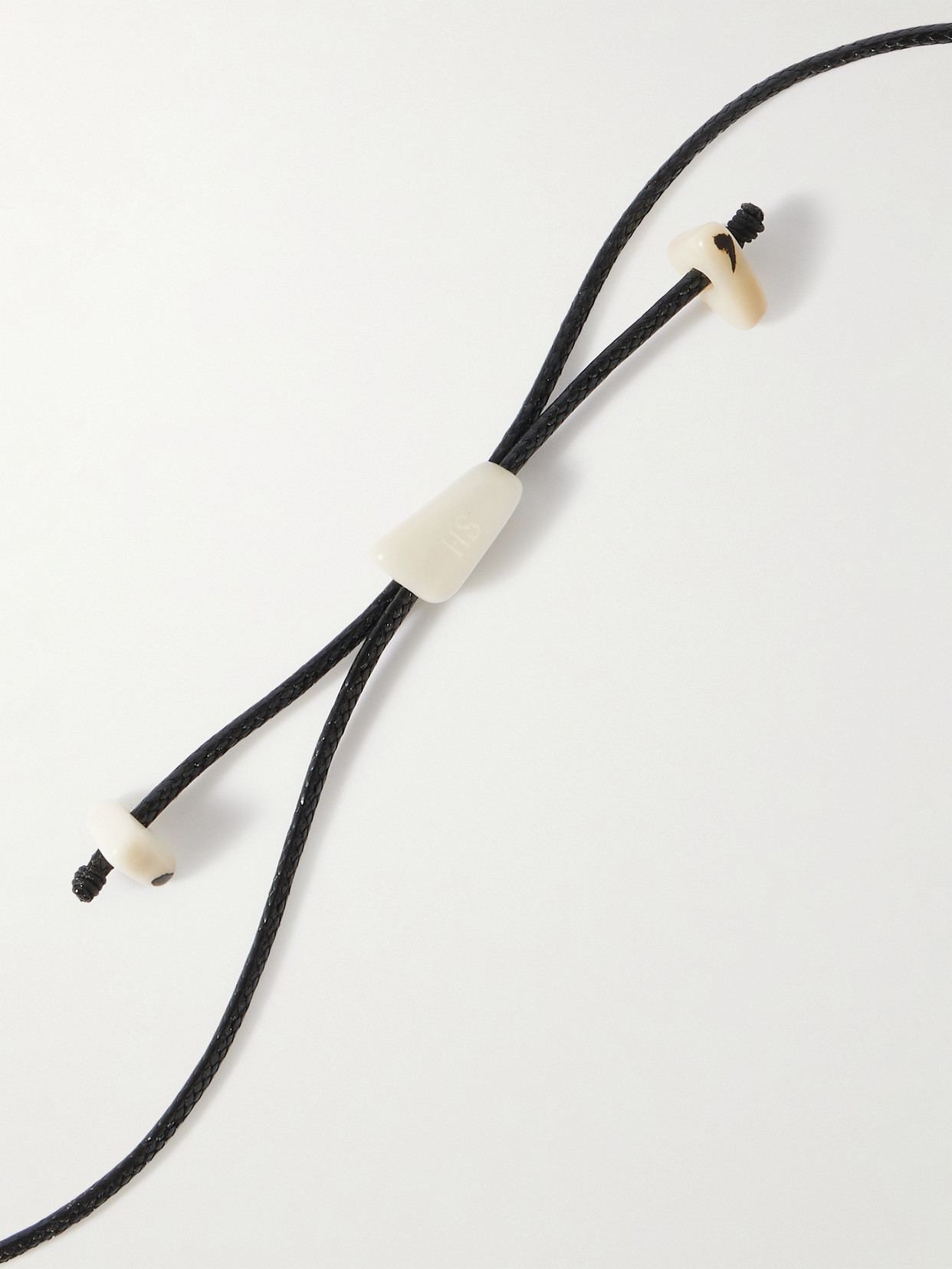 Hunting Season The Pendant Tagua And Leather Necklace In Black