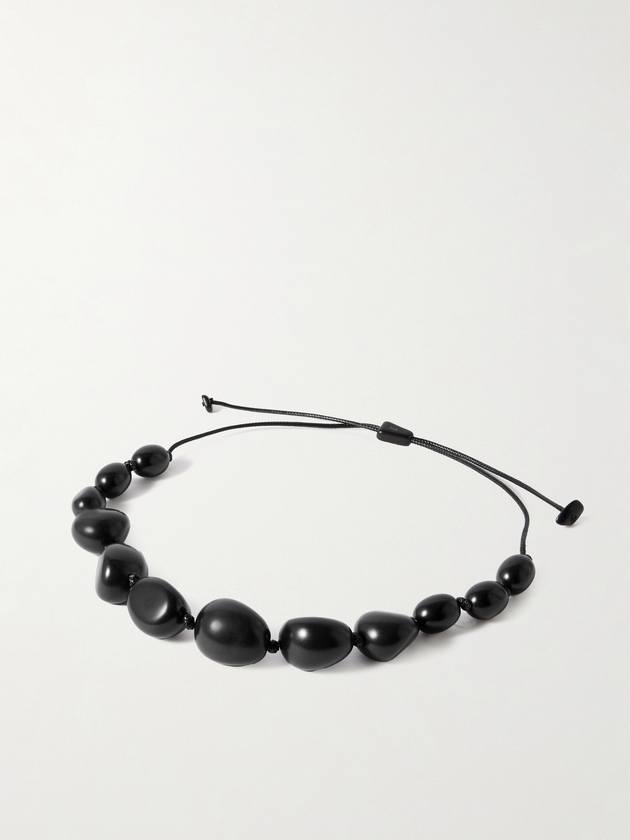 Hunting Season The Statement Tagua And Leather Necklace In Black
