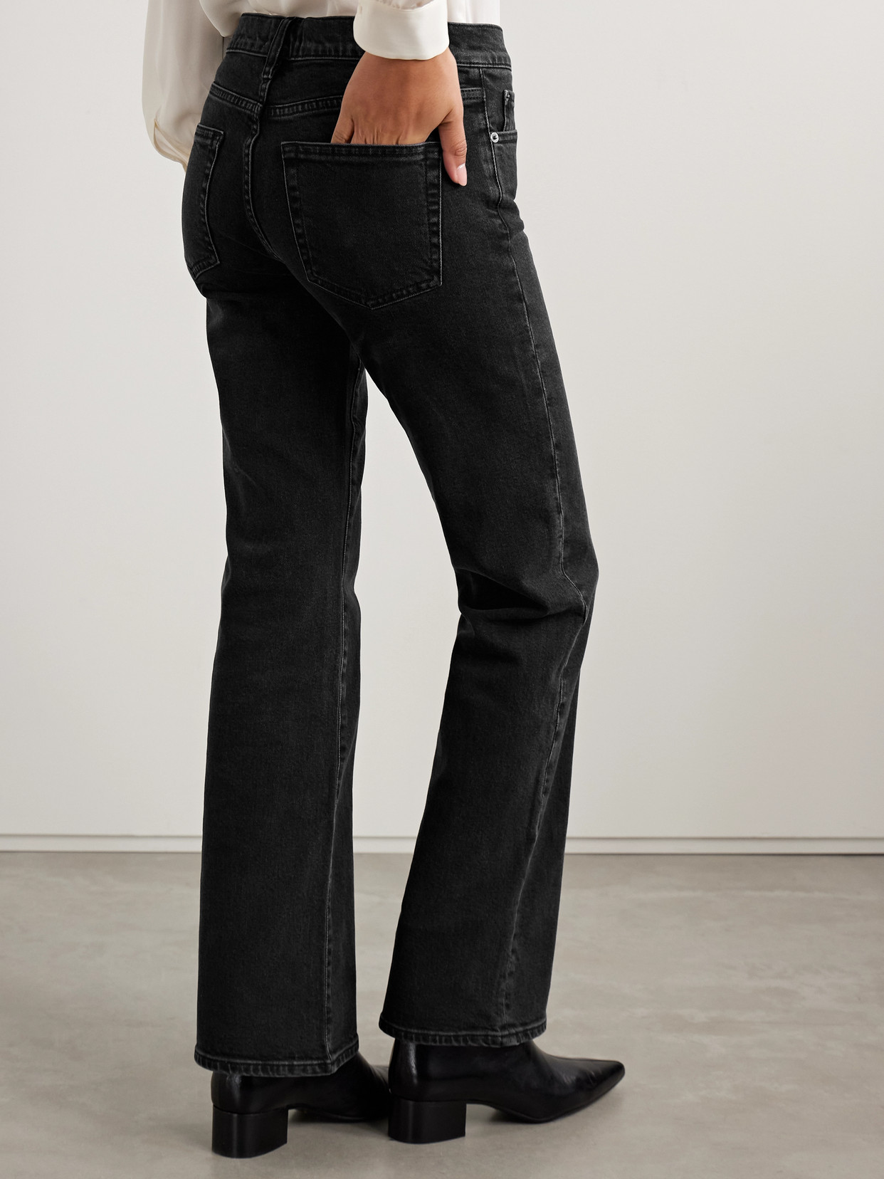 The Rodeo Mid-Rise Flared Jeans