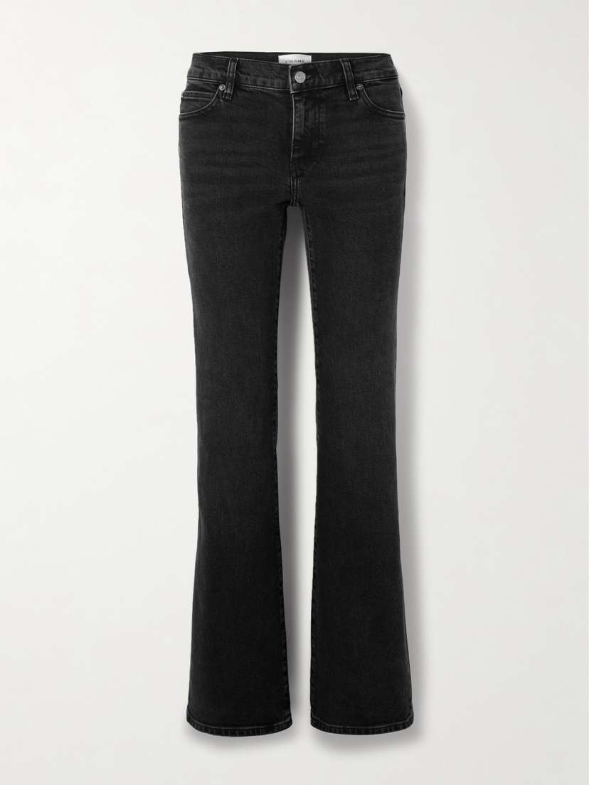 Frame The Rodeo Mid-rise Flared Jeans
