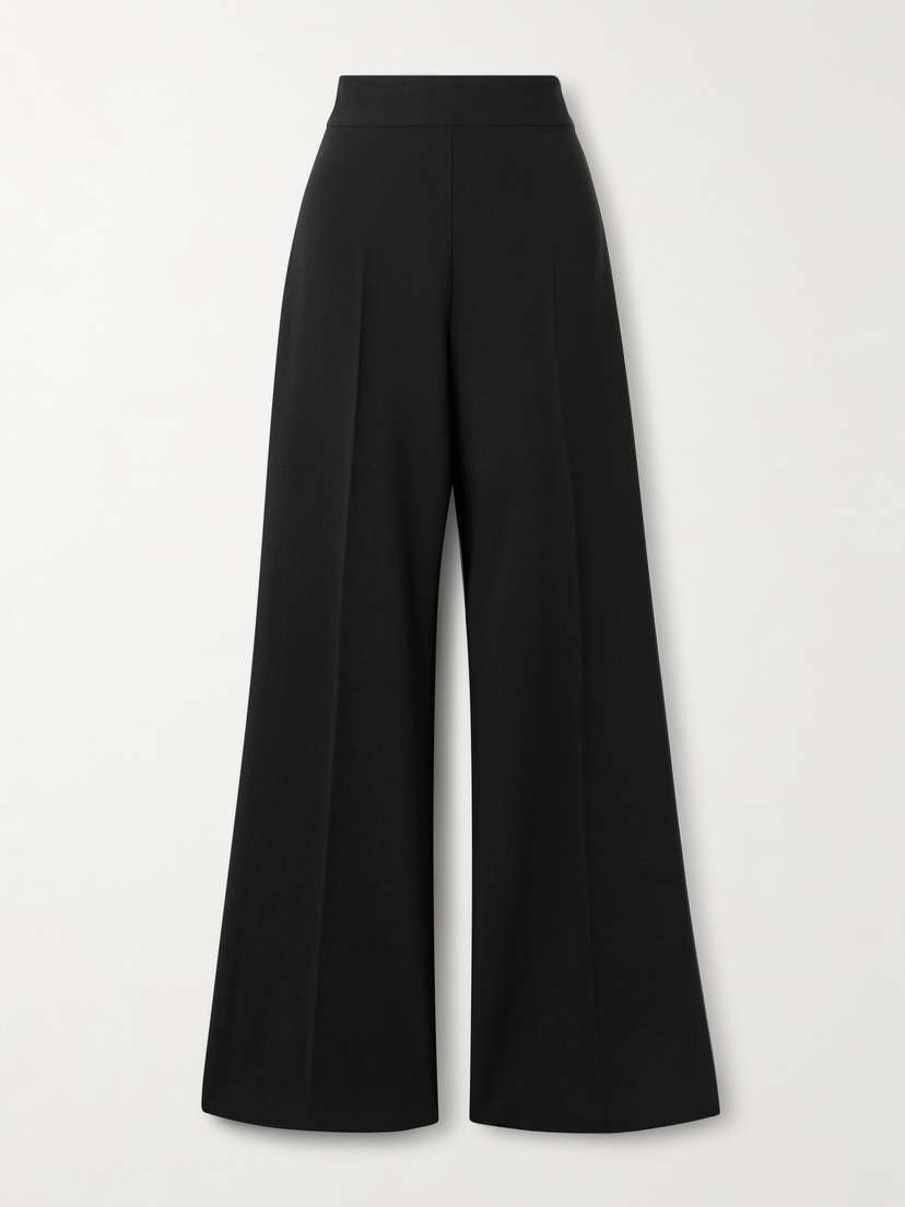 Carolina Herrera Diane Wool-blend Wide-leg Pants