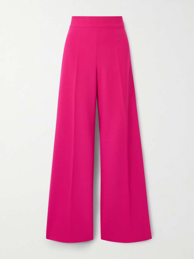 Carolina Herrera Diane Wool-blend Wide-leg Pants