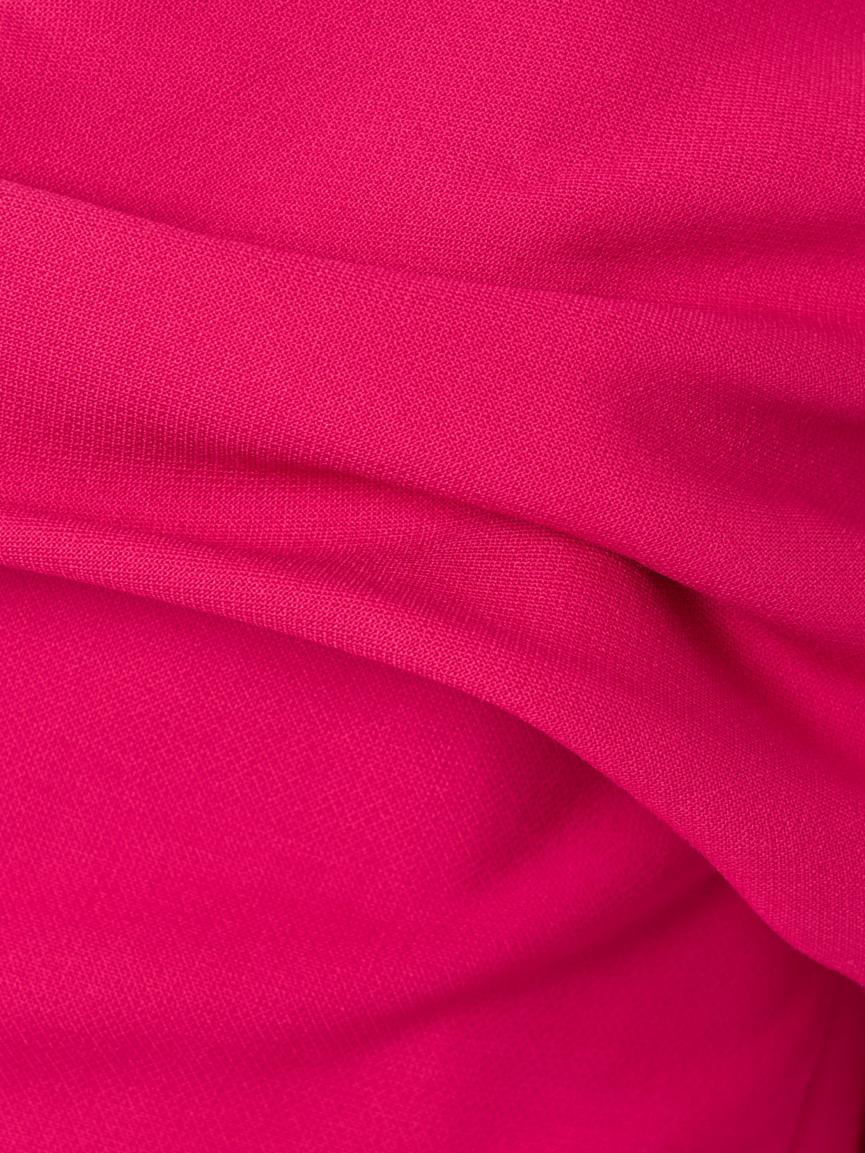 Carolina Herrera Off-the-shoulder Draped Wool-blend Crepe Midi Dress In Pink