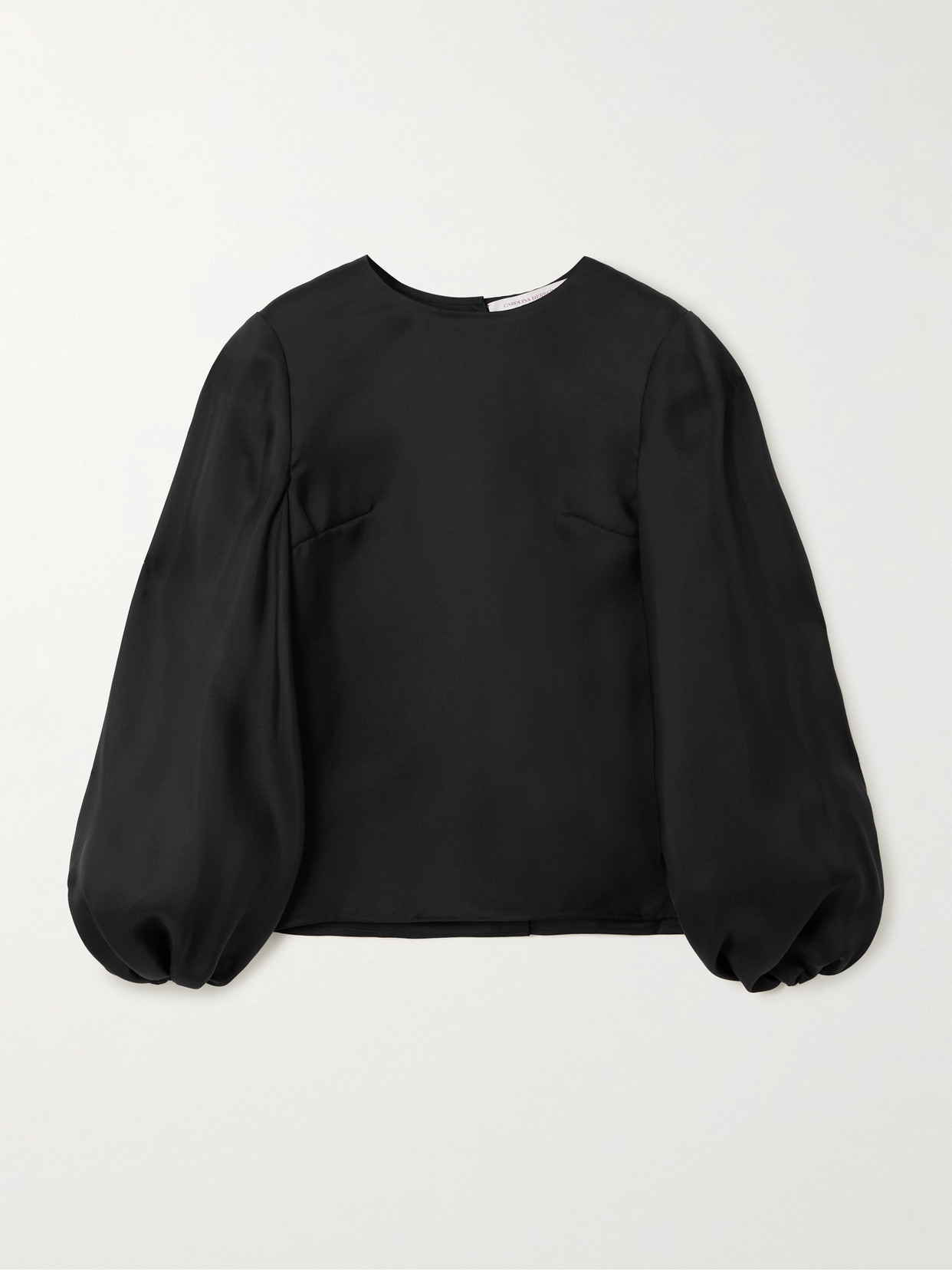 Carolina Herrera Silk Blouse In Black