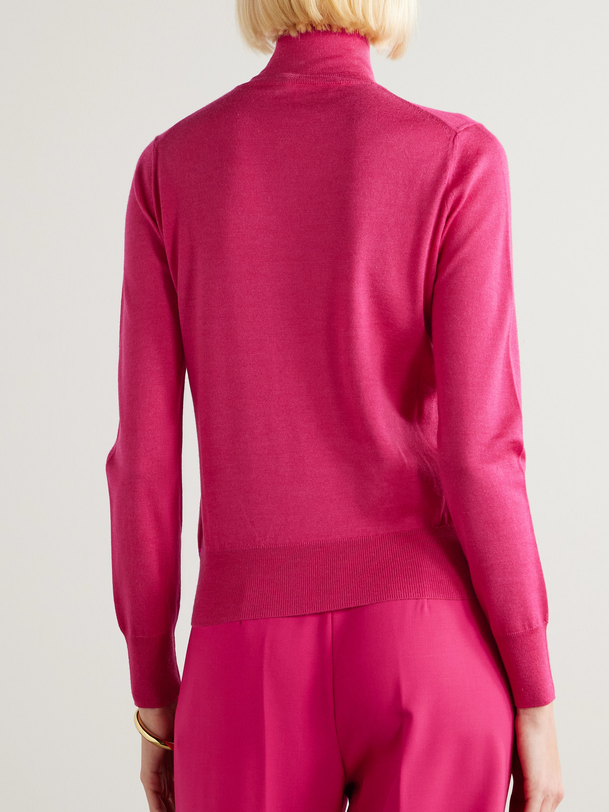 And Cashmere-Blend Turtleneck Sweater
