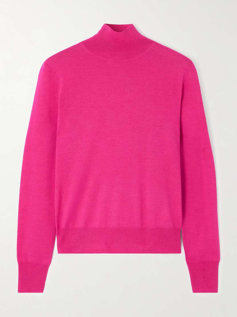 Carolina Herrera Wool And Cashmere-blend Turtleneck Sweater