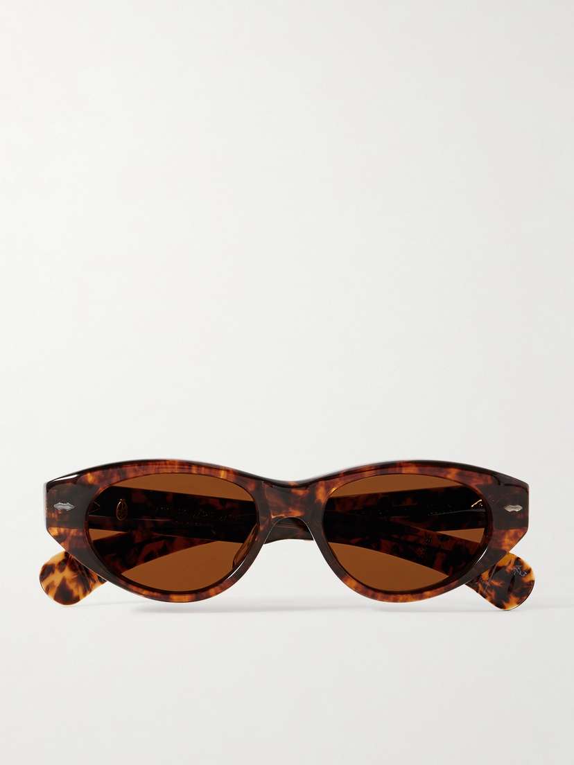 Jacques Marie Mage Krasner Cat-eye Tortoiseshell Acetate Sunglasses