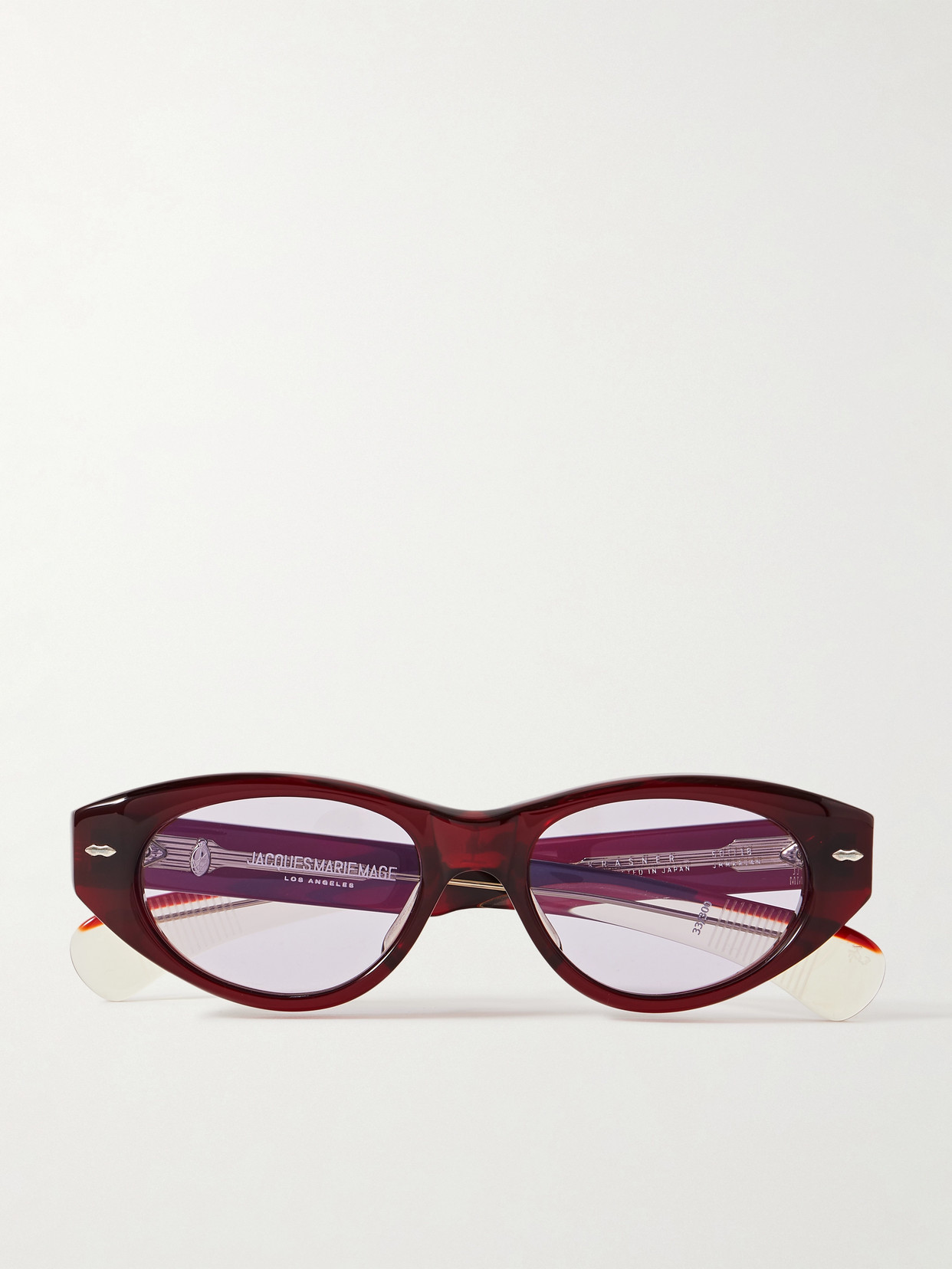 Jacques Marie Mage Krasner Cat-eye Acetate Sunglasses In Brown