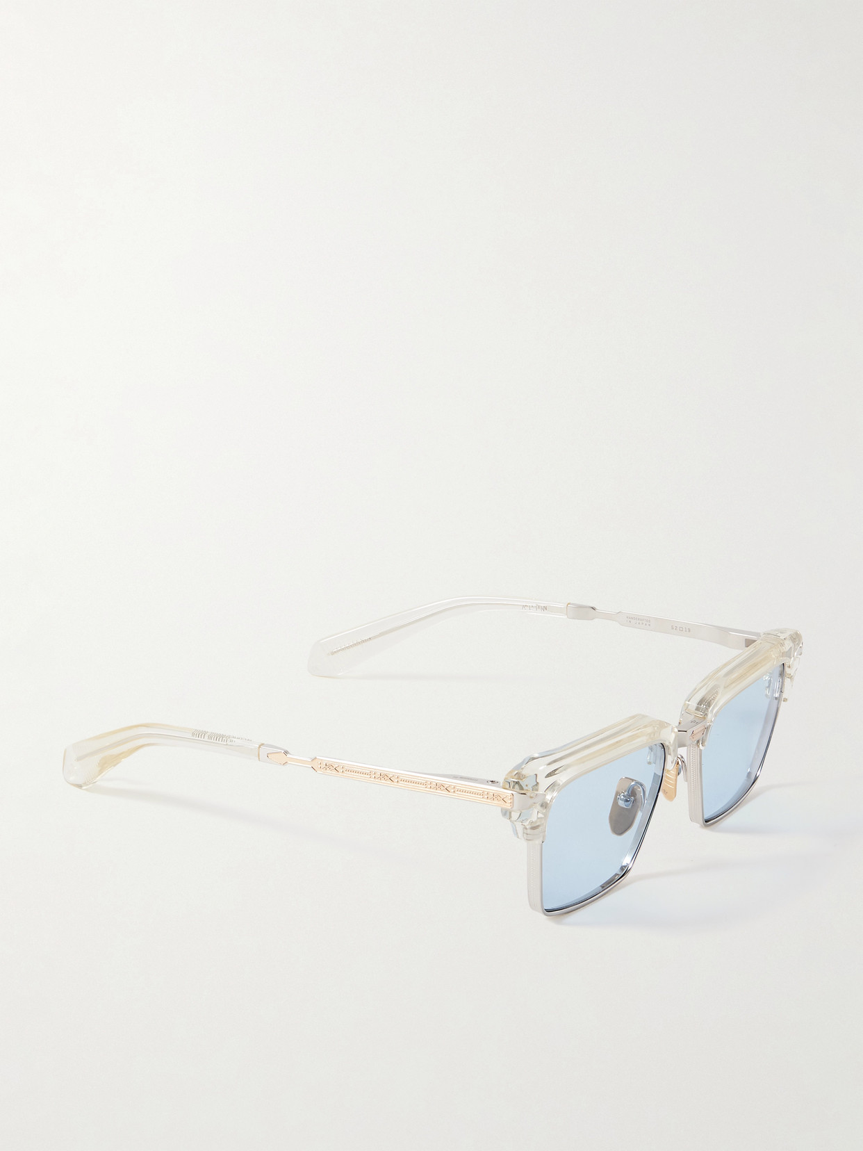 Jacques Marie Mage Alin Acetate And Silver-tone Square-frame Sunglasses In Silver