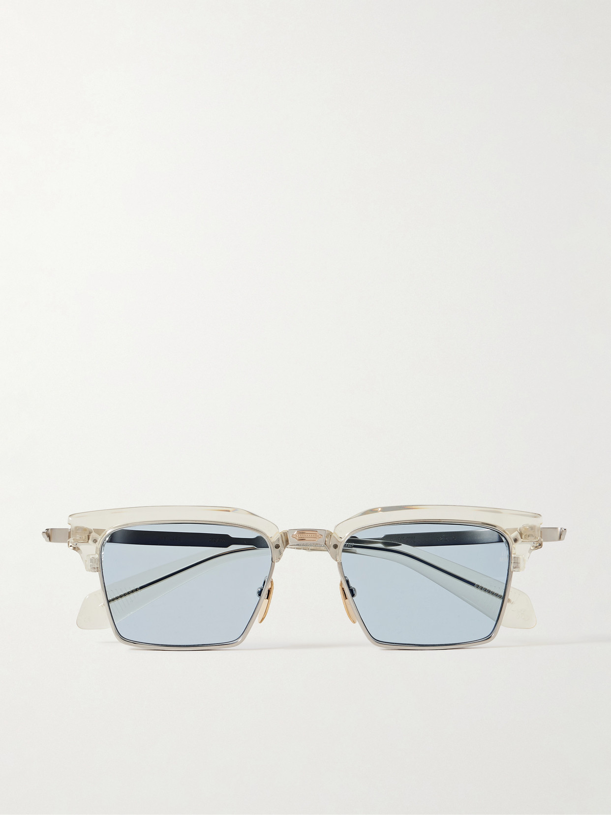 Jacques Marie Mage Alin Acetate And Silver-tone Square-frame Sunglasses