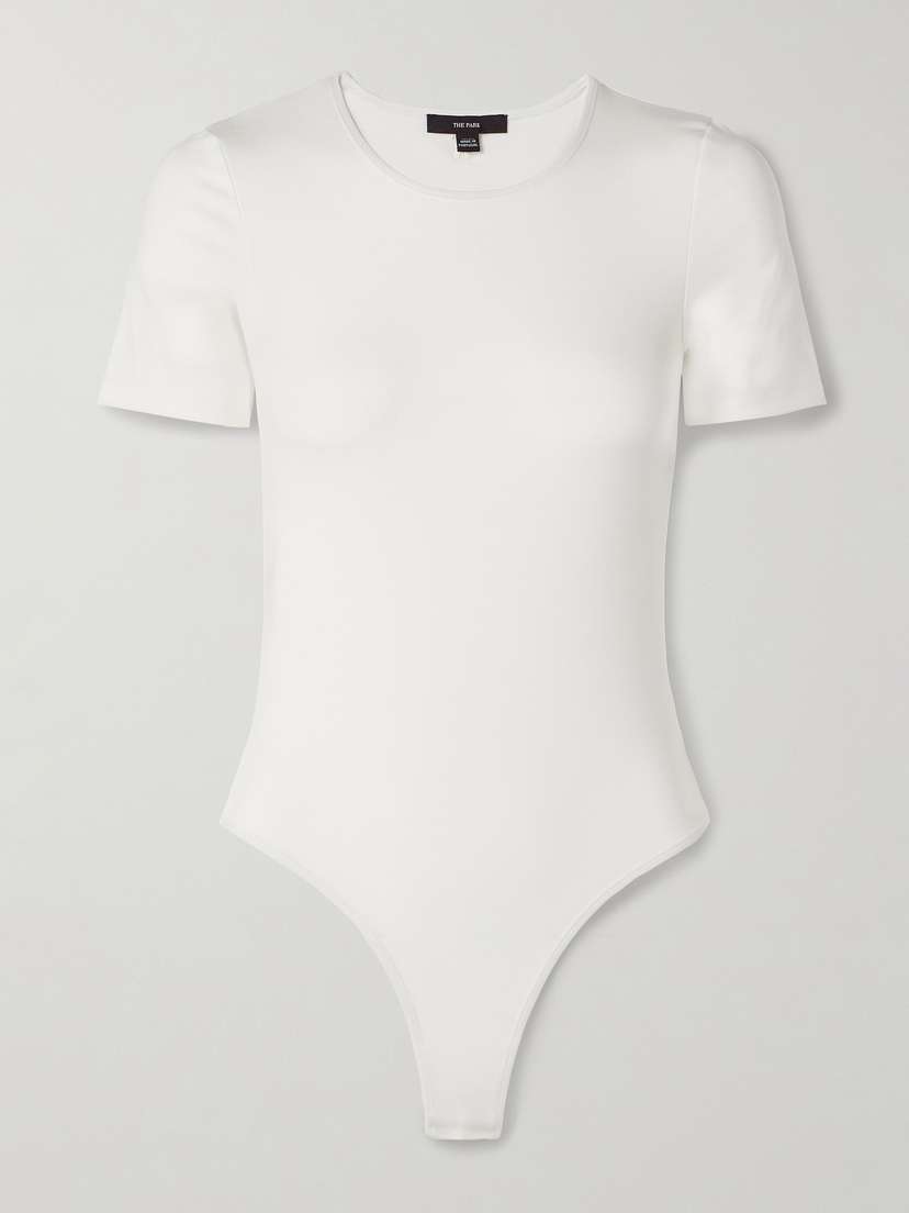 The Park Penny Stretch-tencel™ Lyocell Thong Bodysuit