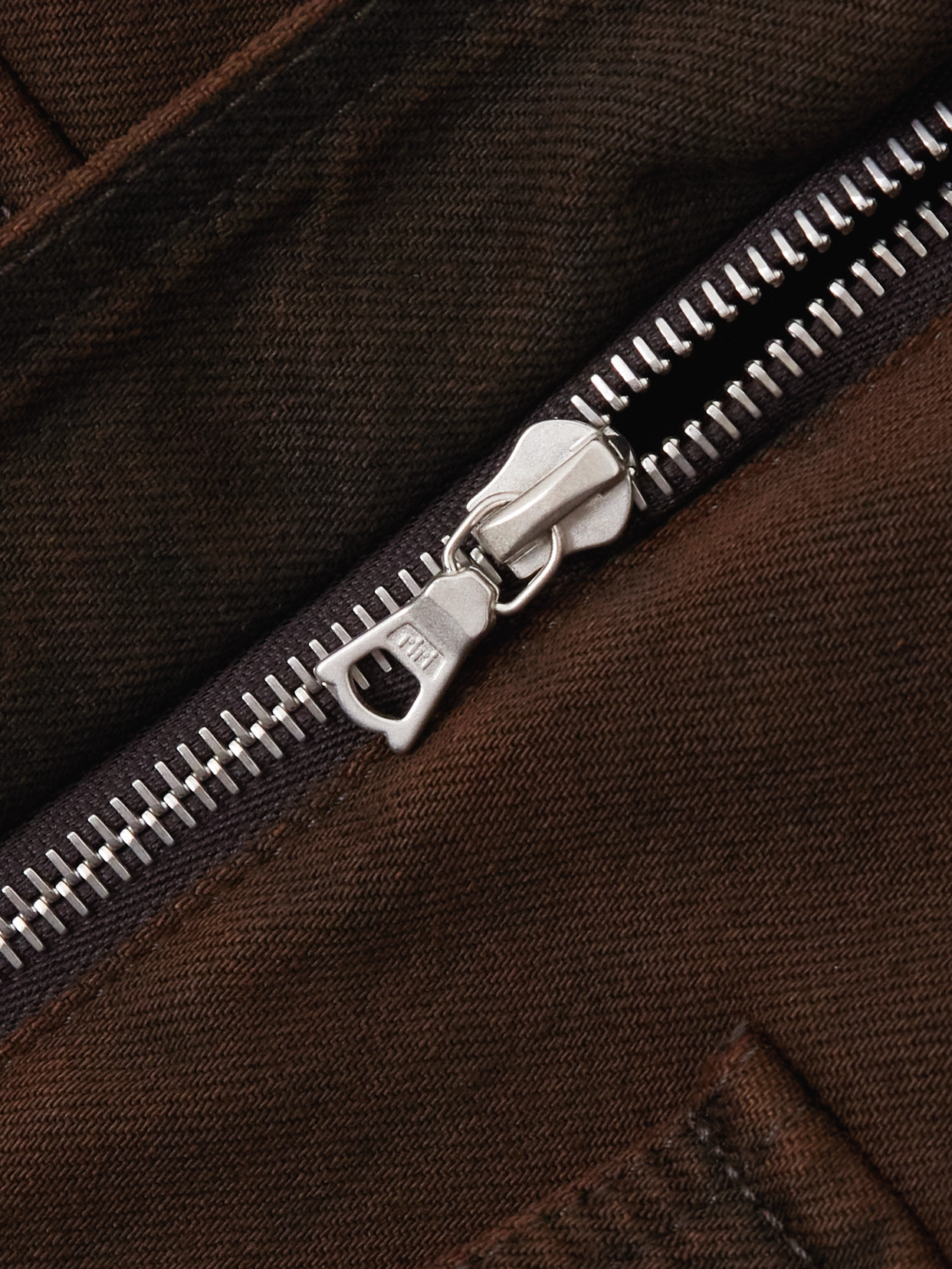 Dries Van Noten Long-sleeved Denim Jacket In Brown