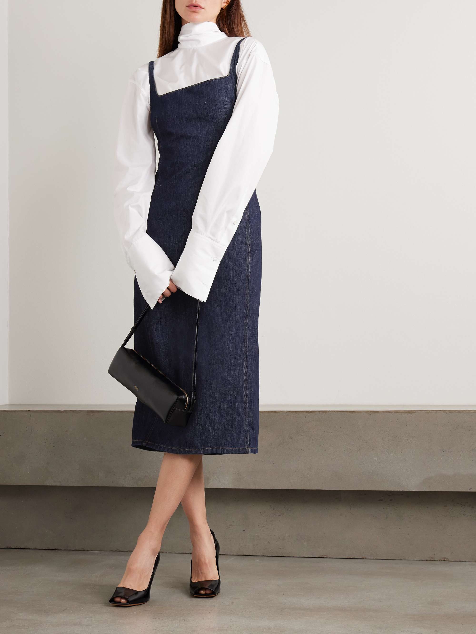 ワンピース Dries van noten dress DRIES VAN NOTEN Denim midi dress | NET-A-PORTER
