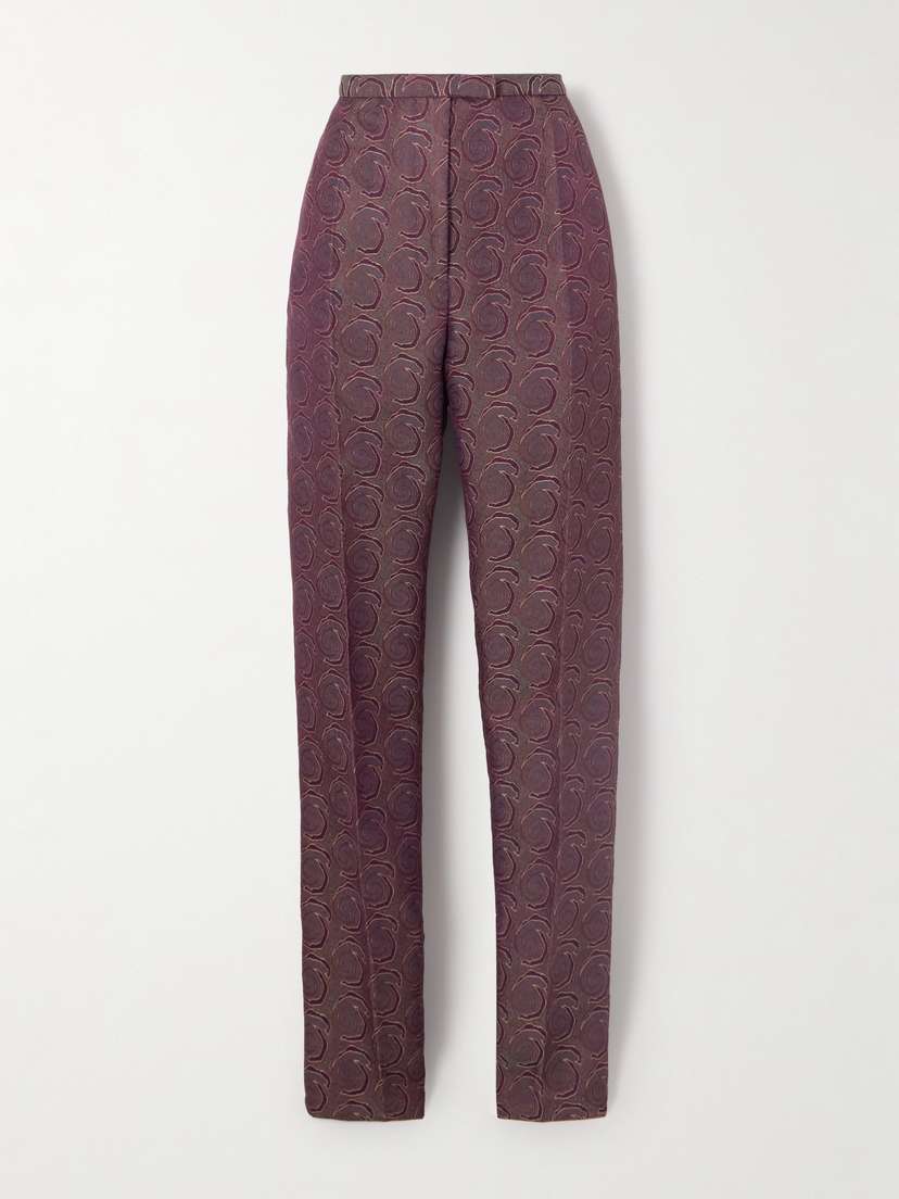 Dries Van Noten Jacquard Skinny Pants