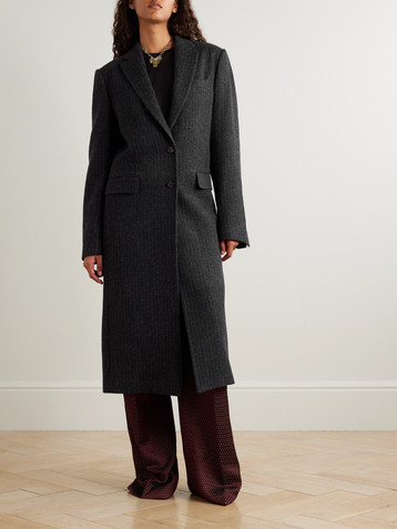 AURALEE - Wool-blend gabardine coat | Plush