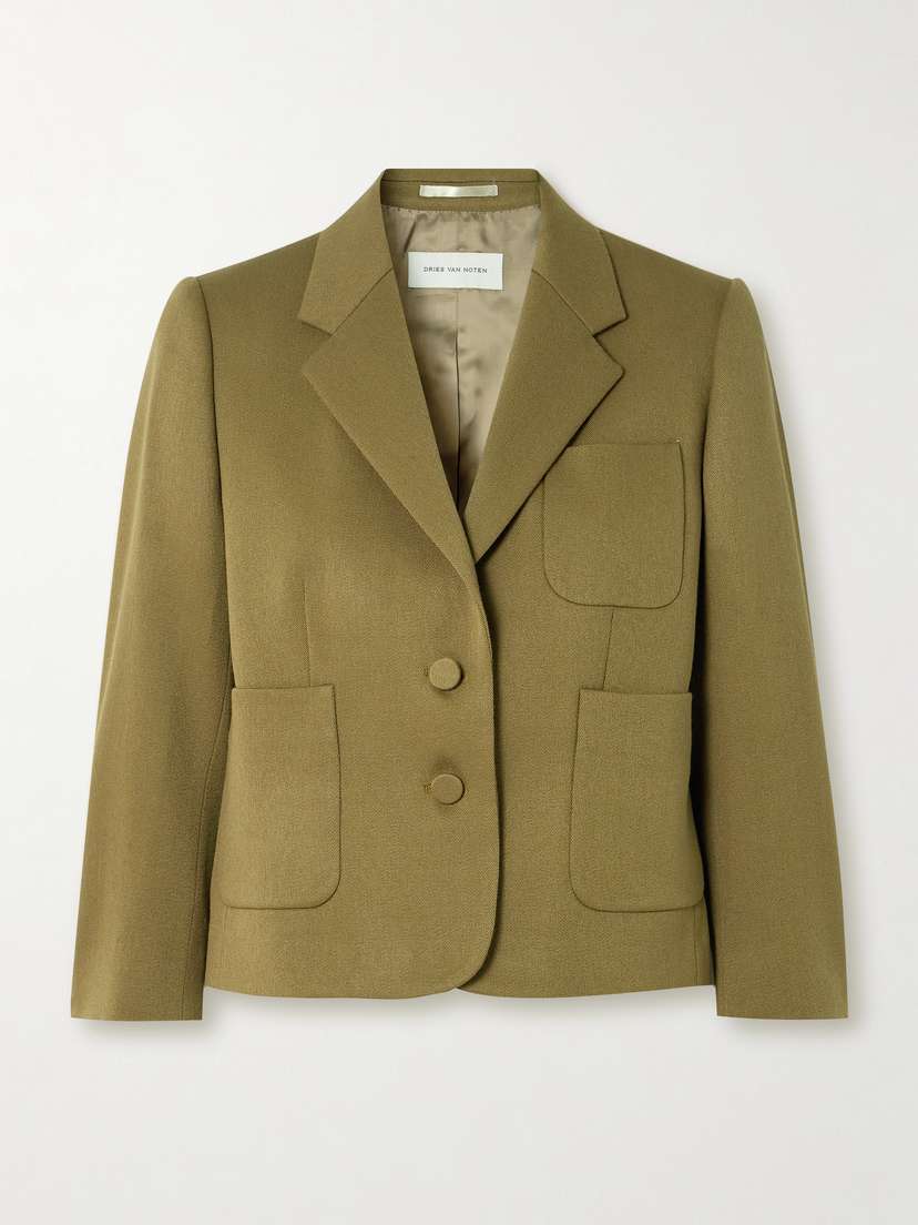 Dries Van Noten Wool-twill Blazer