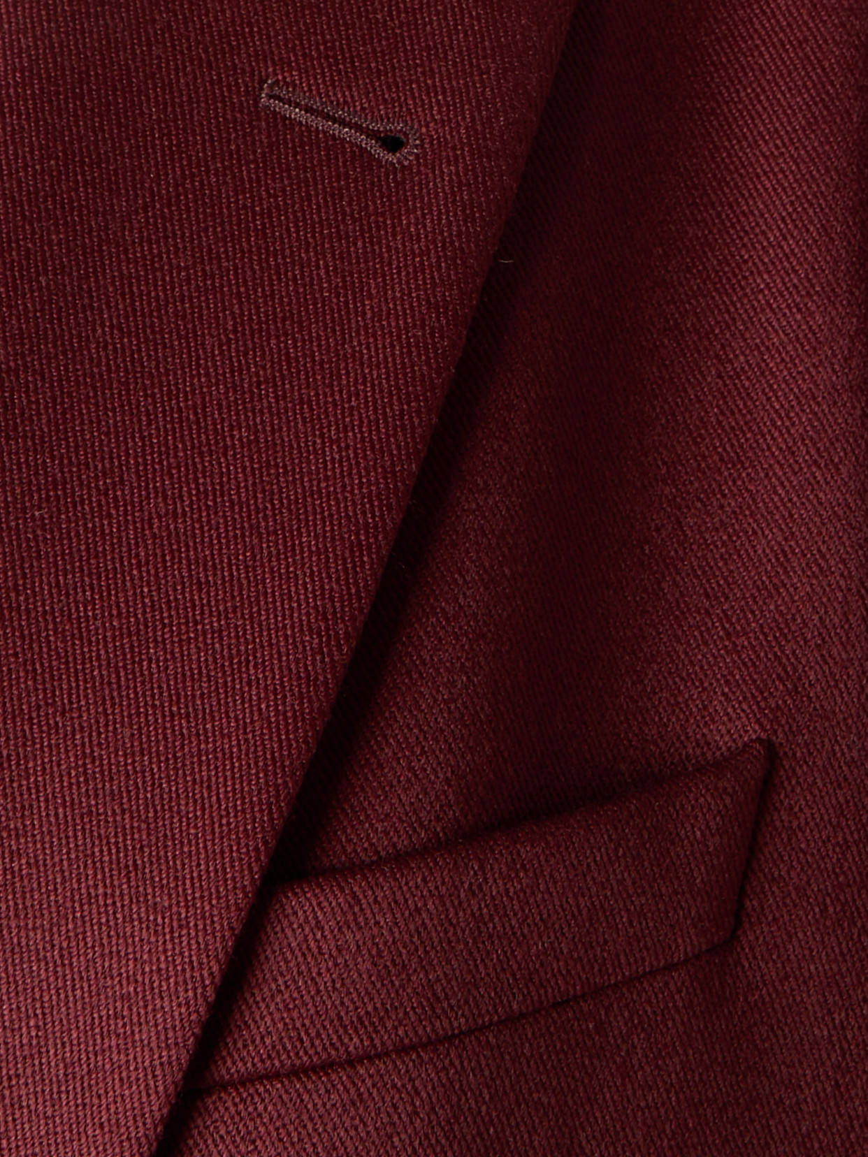 Dries Van Noten Wool-twill Blazer In Burgundy