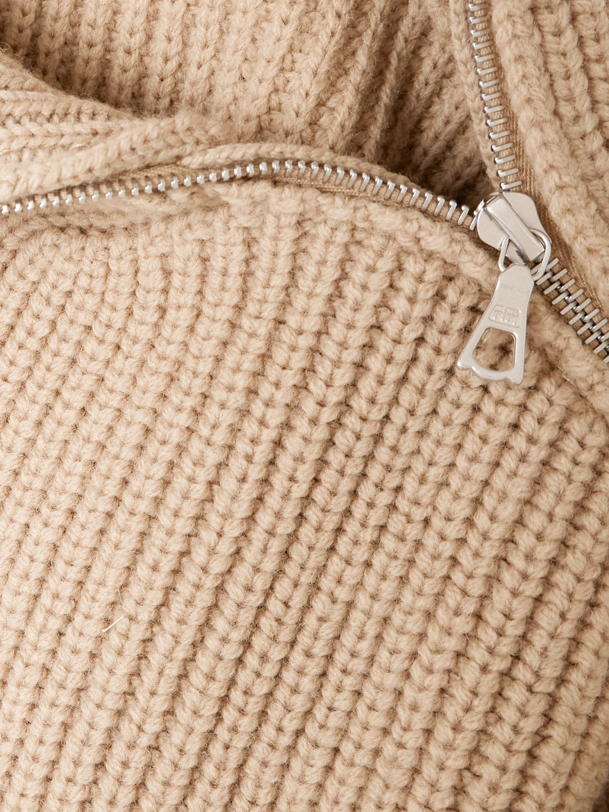 Dries Van Noten Ribbed Wool Sweater In Neutral