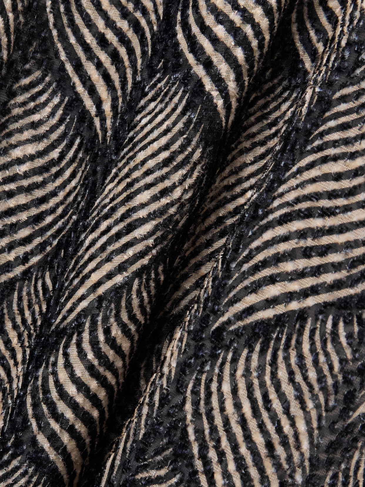 Dries Van Noten Devoré-velvet Straight-leg Pants In Gray
